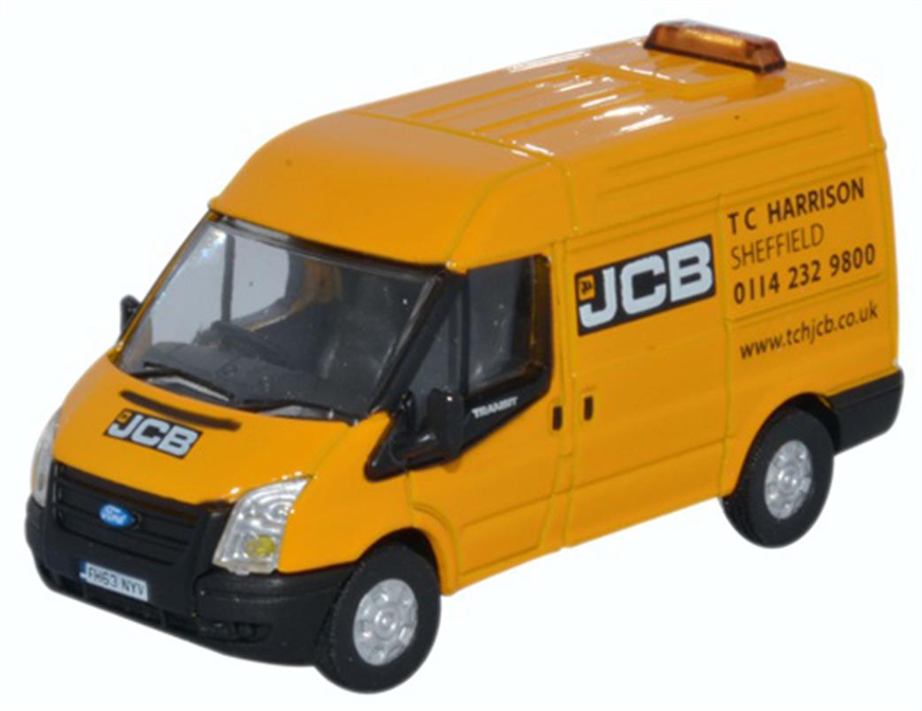 Oxford Diecast 1/76 76FT027 Ford Transit SWB Medium Roof JCB