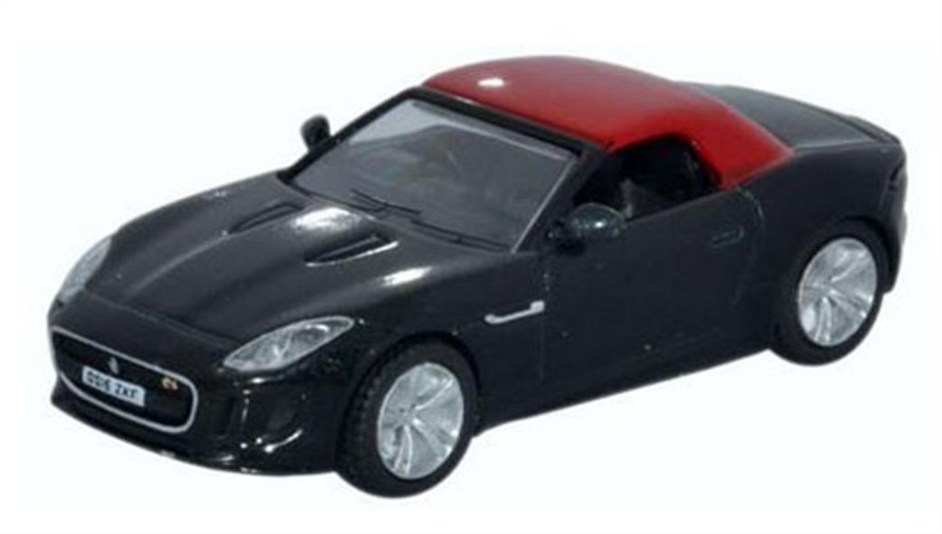 Oxford Diecast 1/76 76FTYP007 Jaguar F Type Ultimate Black