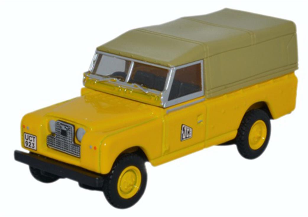 Oxford Diecast 1/76 76LAN2016 Land Rover Series II LWB Canvas JCB