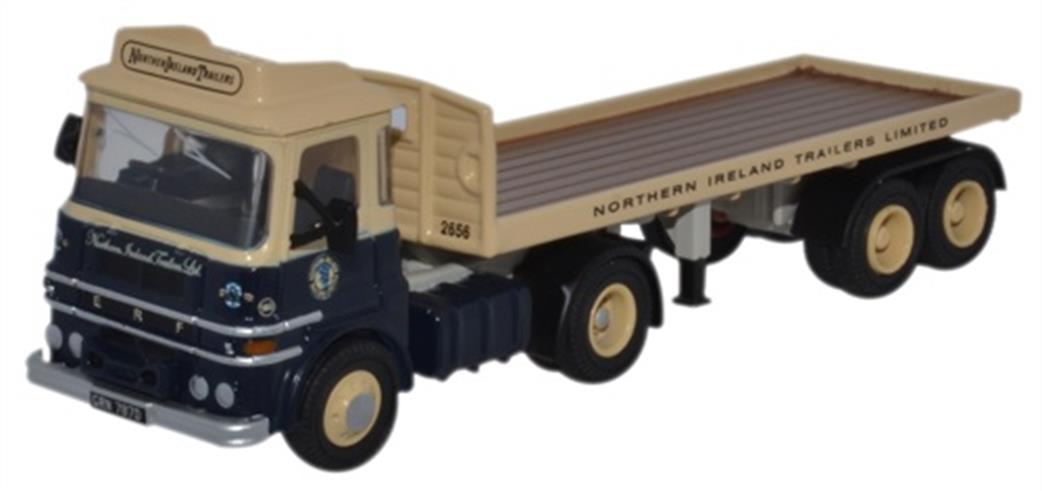 Oxford Diecast 1/76 76LV004 ERF LV Flatbed Trailer N Ireland Trailers