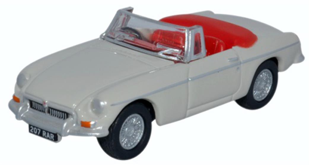 Oxford Diecast 1/76 76MGB007 MGB Roadster Chelsea Grey