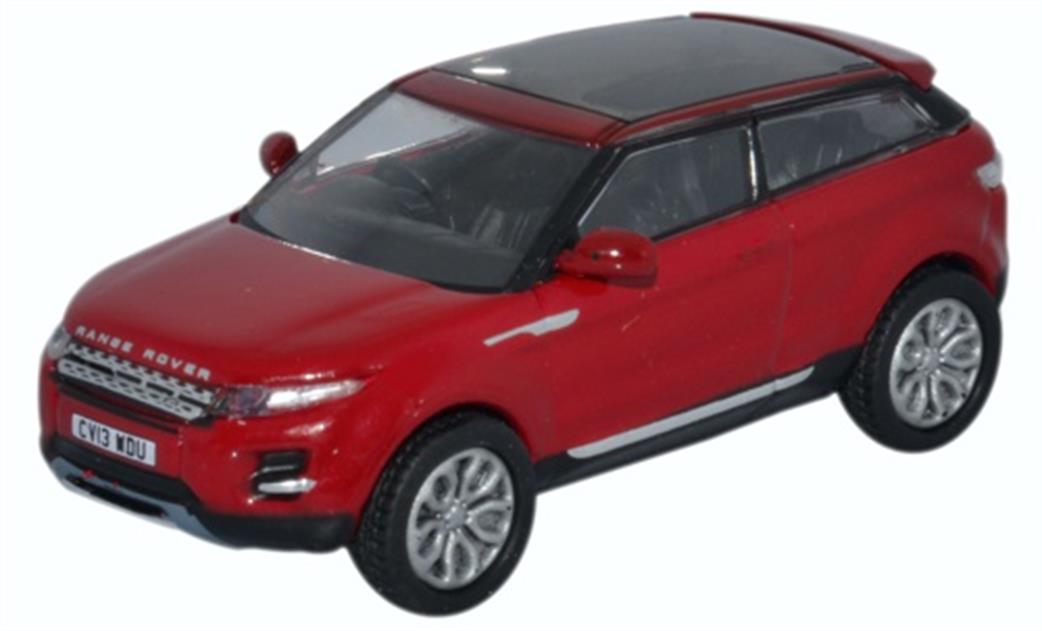 Oxford Diecast 1/76 76RR005 Range Rover Evoque Firenze Red