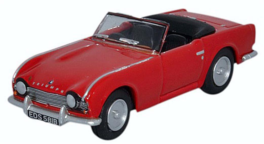 Oxford Diecast 1/76 76TR4001 Triumph TR4 Signal Red