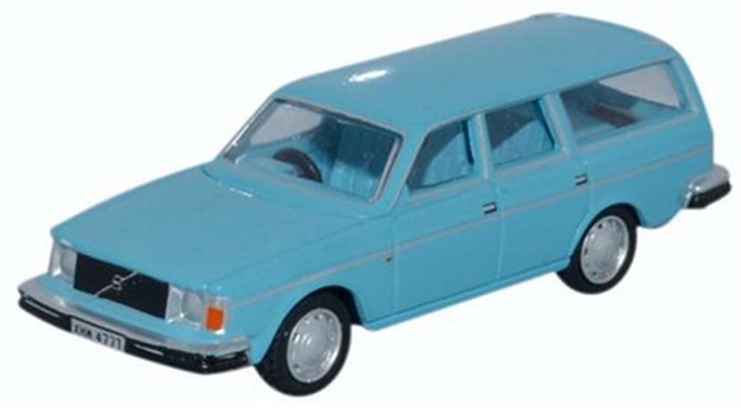 Oxford Diecast 1/76 76VE003 Volvo 245 Estate Light Blue