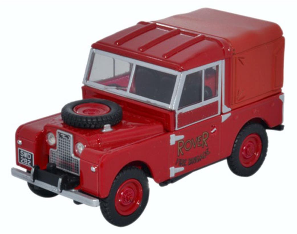 Oxford Diecast 1/43 LAN188010 Land Rover Series 1 88in Hard Top Rover Fire Brigade