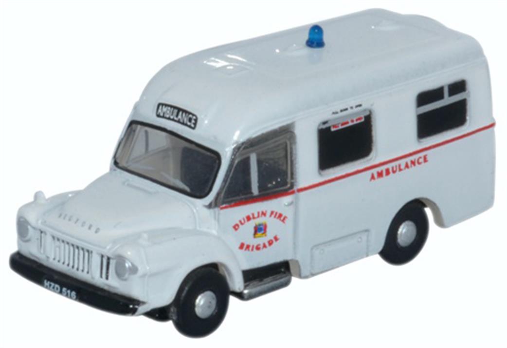 Oxford Diecast 1/148 NBED003 Bedford J1 Lomas Ambulance Dublin