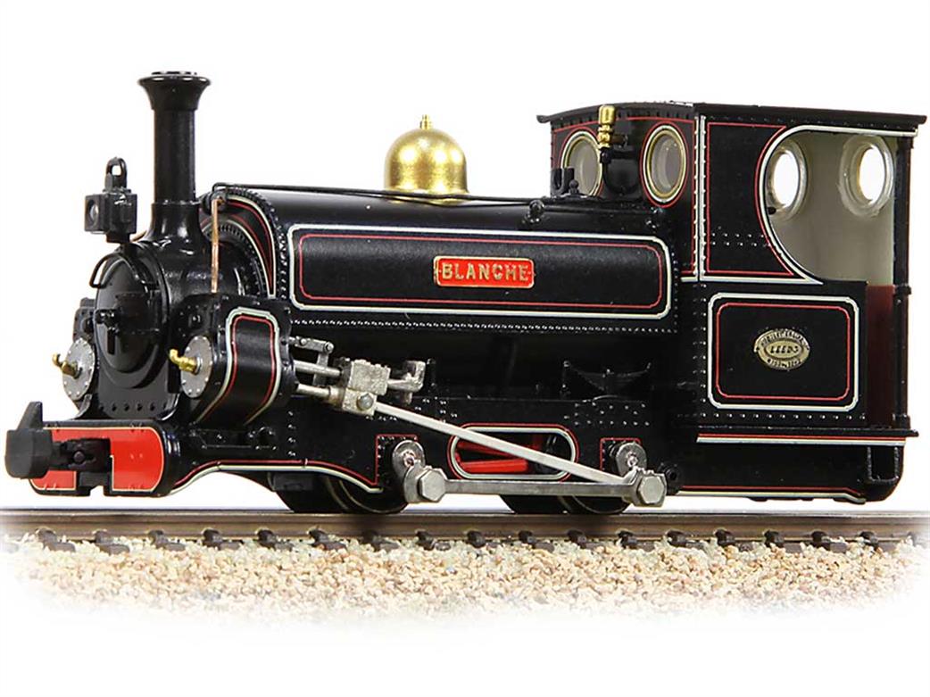 Bachmann OO9 391-125 Penrhyn Quarry Blanche Large Hunslet 0-4-0ST Lined Black