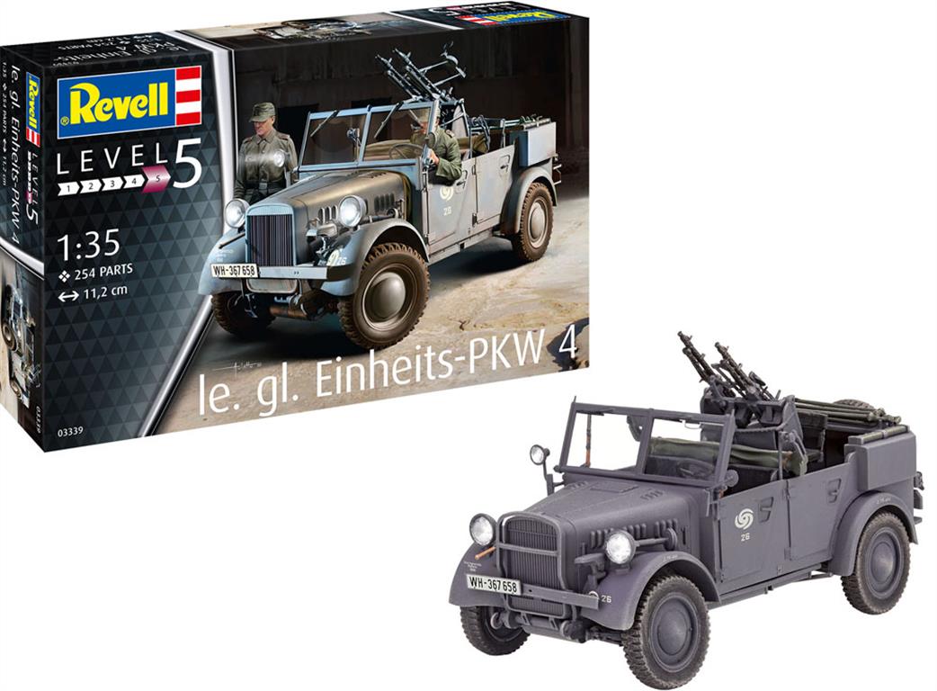 Revell 1/35 03339 Einheits-PKW Kfz.4 Kit