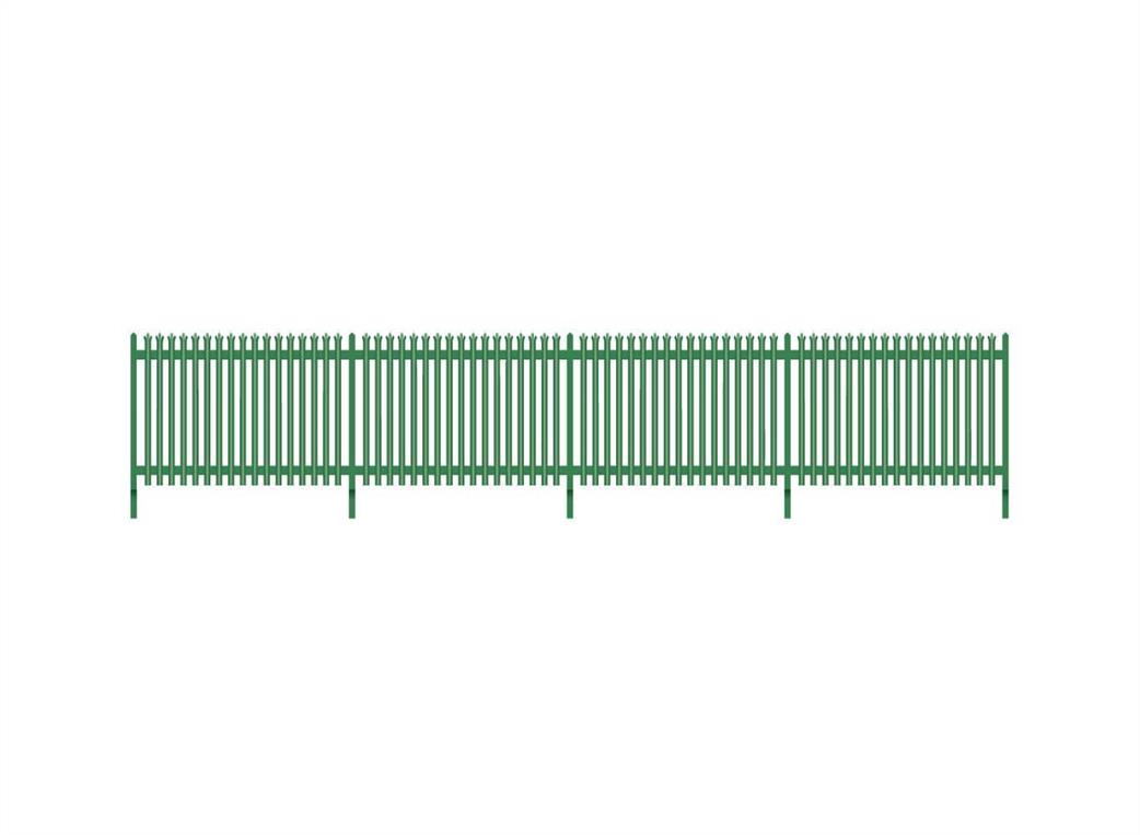 Wills Kits OO SSM317 Modern Palisade Fencing Plain Straight Panels