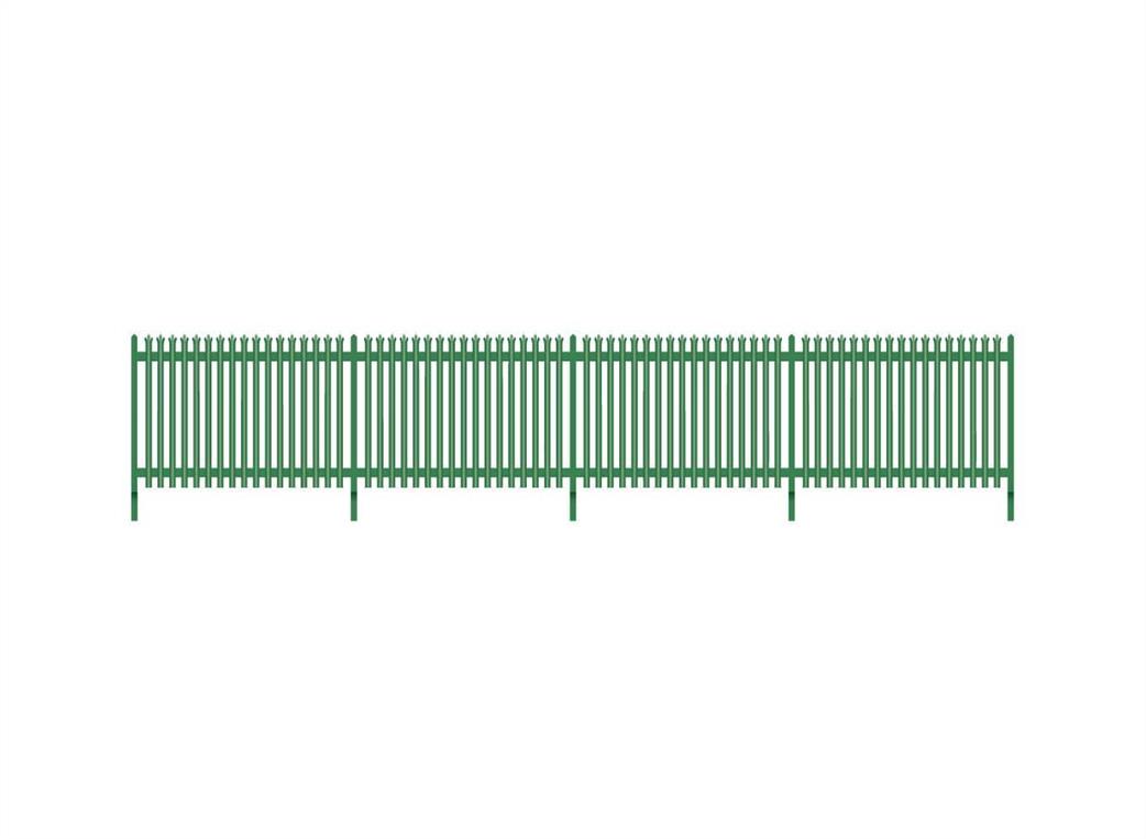 Wills Kits OO SSM317 Modern Palisade Fencing Plain Straight Panels