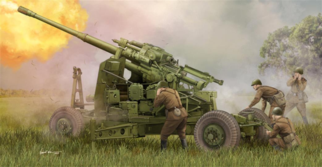 Trumpeter 1/35 02349 Soviet 1000mm Air Defense Gun KS-19M2 kit Howitzer Mode 1938 Late