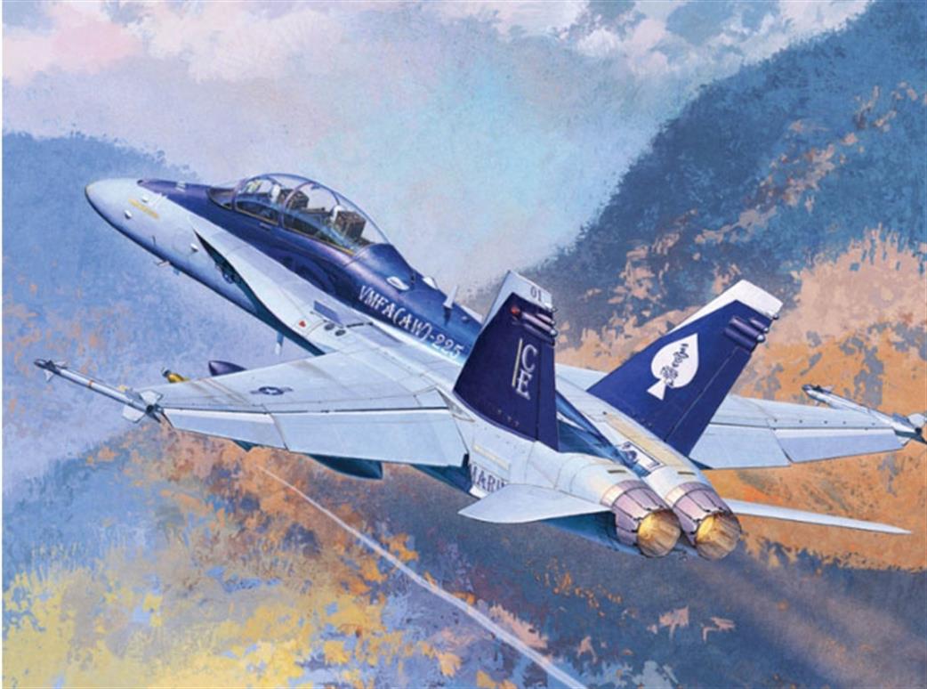 Academy 1/72 12422 F/A-18D USMC 225 Vikings Aircraft kit