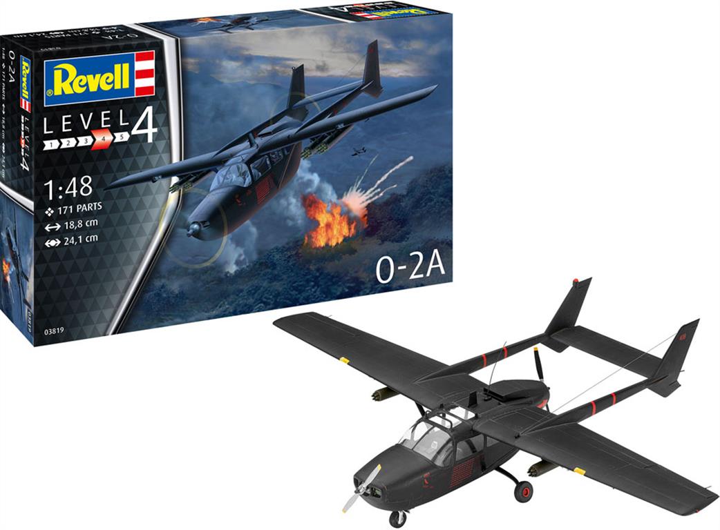 Revell 1/48 03819 O-2A Skymaster Aircraft Kit