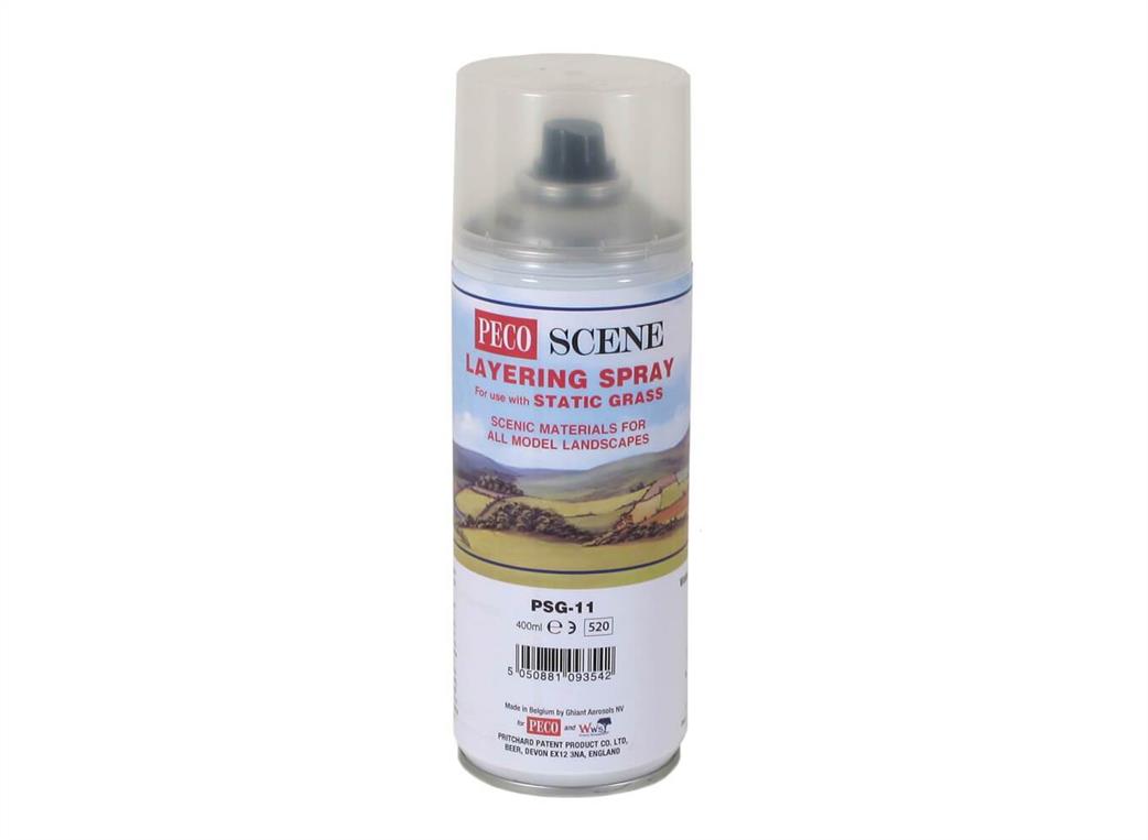WWScenics  WSGL-010 Layering Spray 400ml for Static Grass