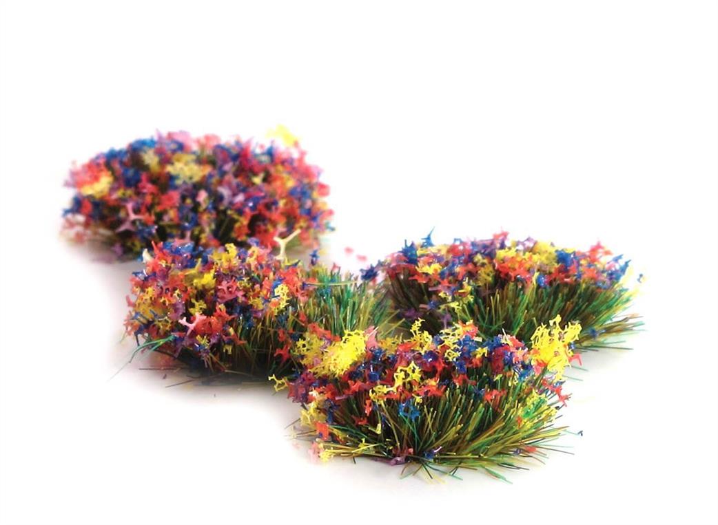 Peco  PSG-51 4mm Self-Adh Grass Flowers Assorted x100