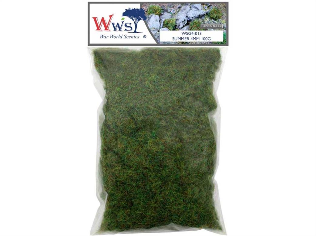 WWScenics  WSG4-013 4mm Summer Static Grass 100g 1000ml