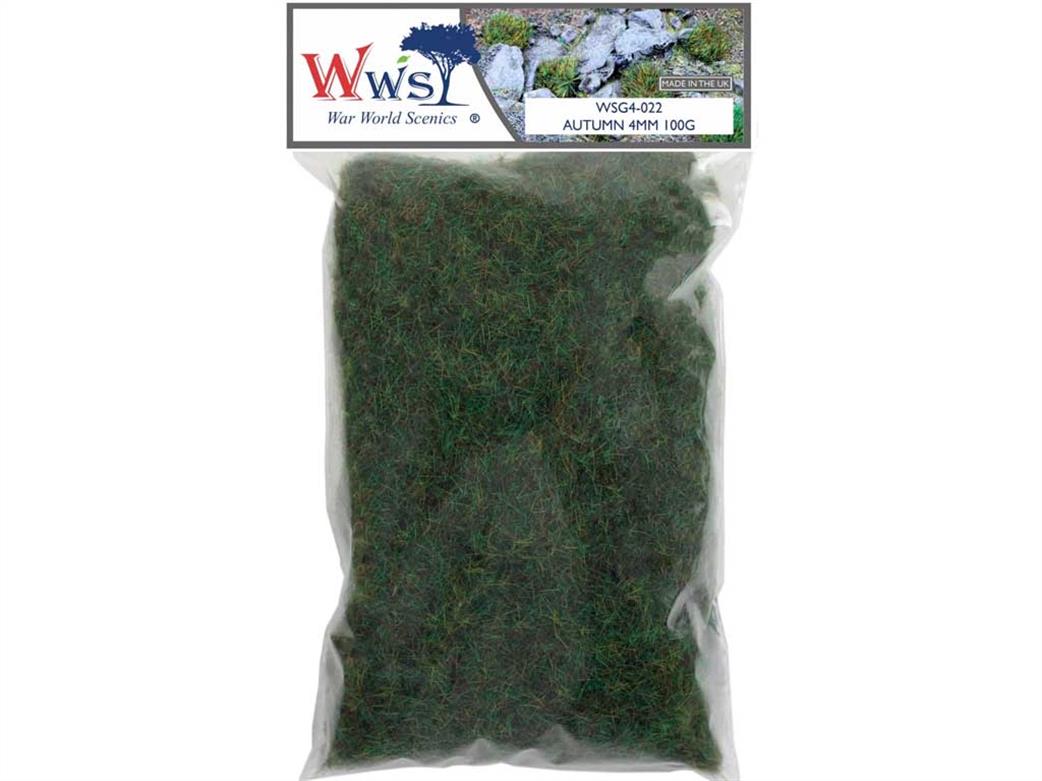 WWScenics  WSG4-022 4mm Autumn Static Grass 100g 1000ml