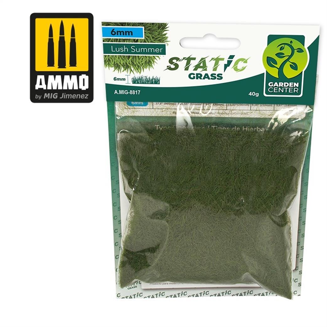 Ammo of Mig Jimenez  A.MIG-8817 6mm Static Grass Lush Summer 40g