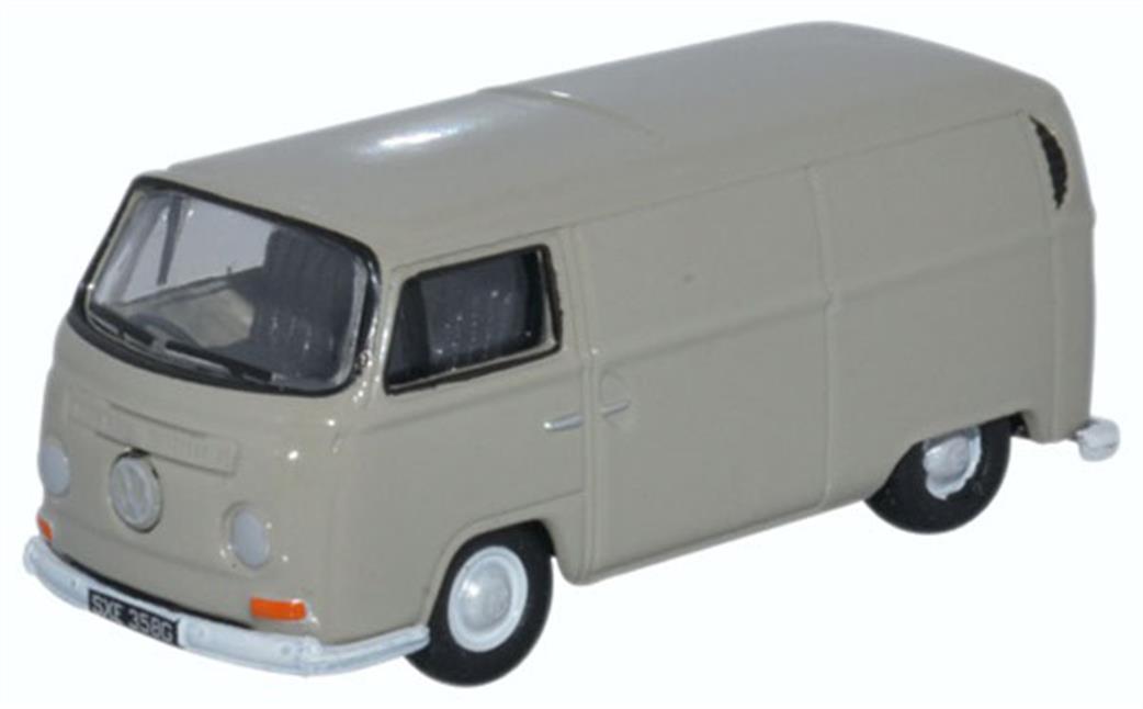 Oxford Diecast 1/76 76VW026 VW Bay Window Van Light Grey