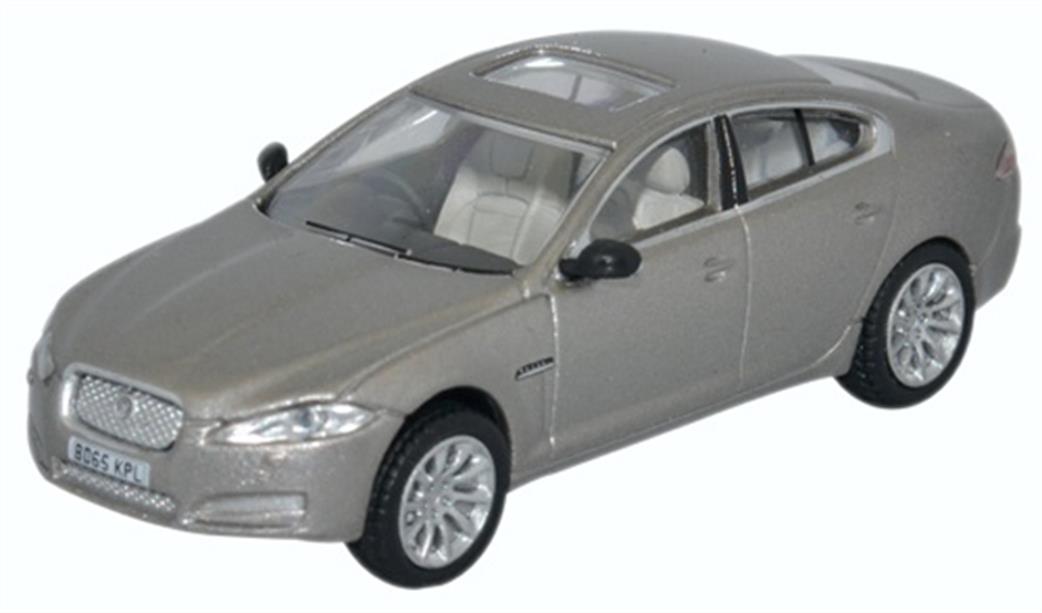 Oxford Diecast 1/76 76XF007 Jaguar XF Saloon Ammonite Grey