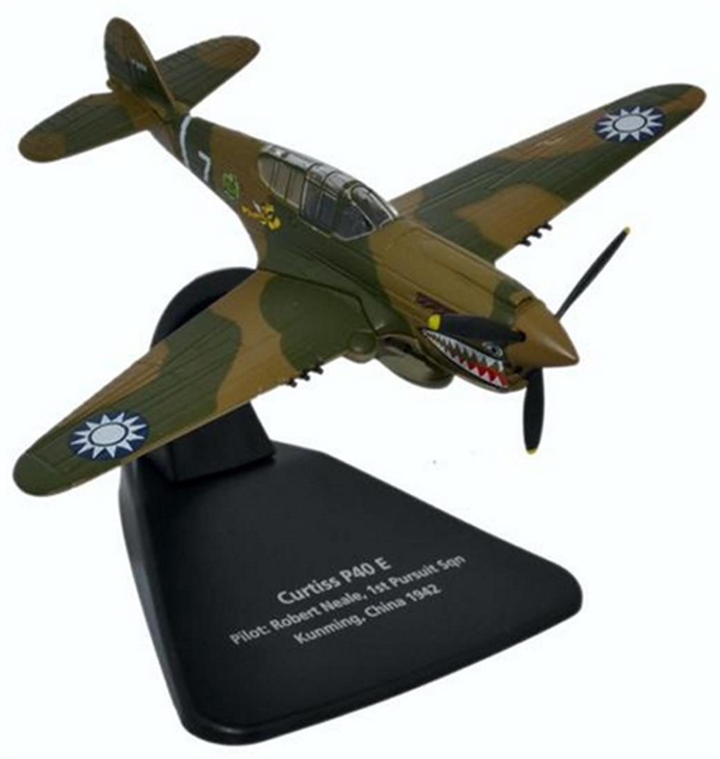 Oxford Diecast 1/72 AC074 Curtiss Warhawk P40