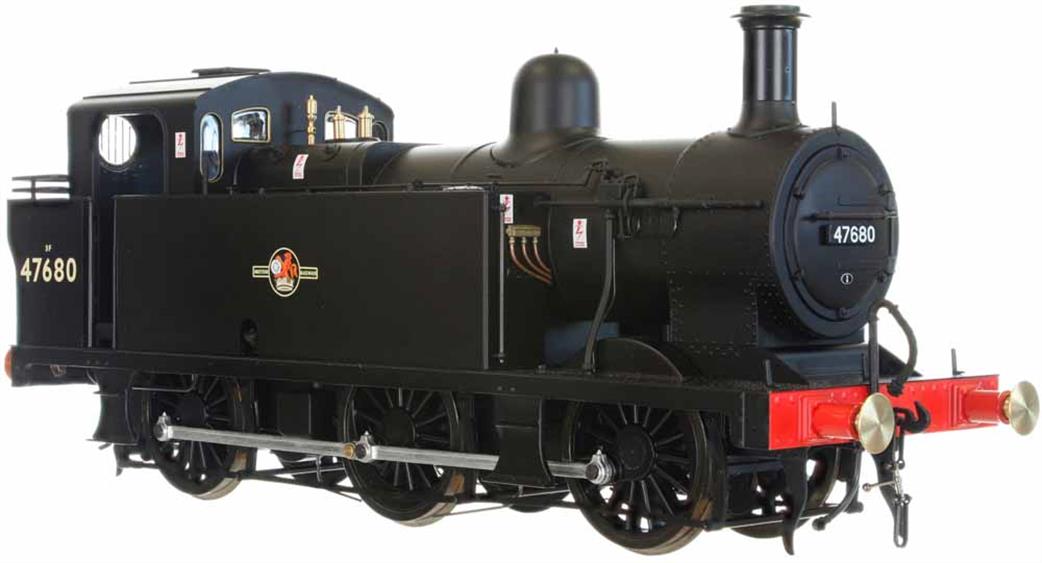 Dapol O Gauge 7S-026-012 BR 47680 ex-LMS Class 3F Jinty 0-6-0T Black Late Crest