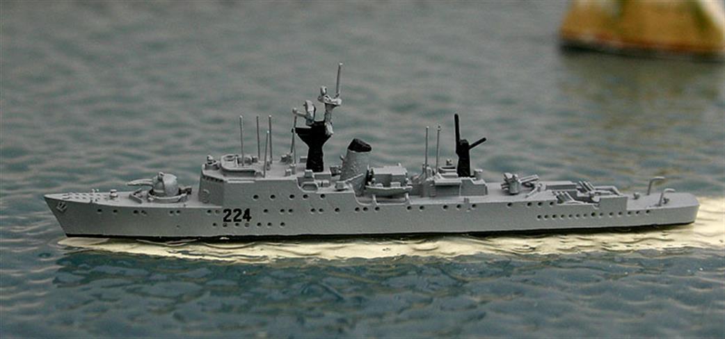 Rhenania 1/1250 RJ by PP 100 HMCS Algonquin, DDG 224, type15 frigate conversion, 1953-68