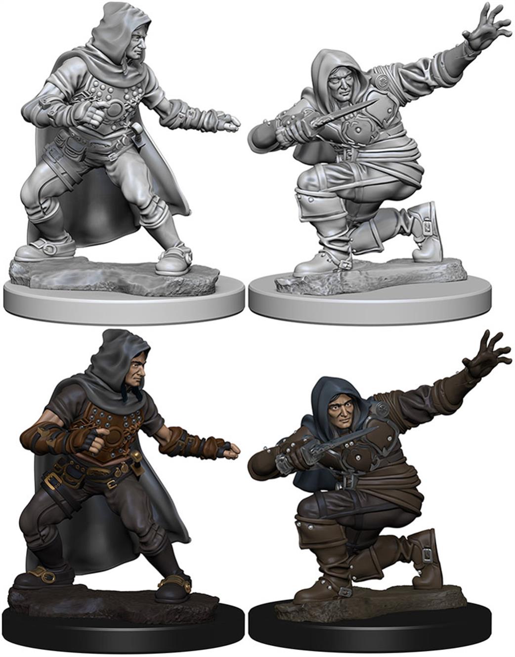 Wizkids  72602 Human Male Rogue: Pathfinder Deep Cuts Unpainted Miniatures