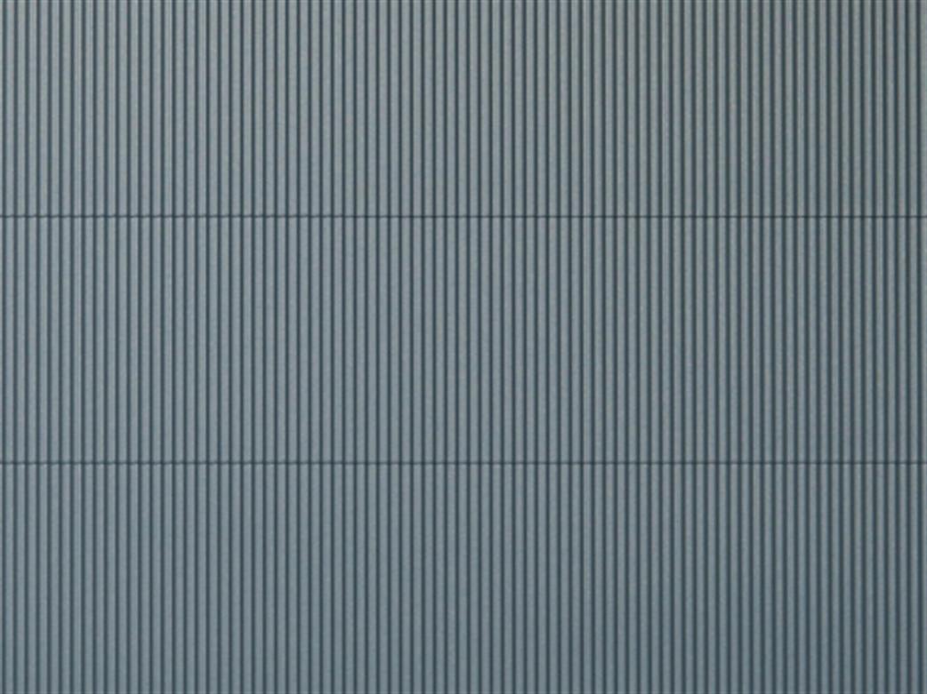Auhagen ho/tt 52231 Corrugated Iron Grey 2 Pieces