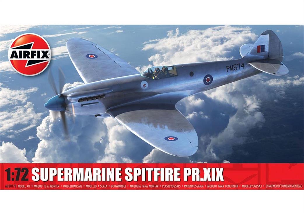 Airfix 1/72 A02017B Supermarine Spitfire Pr.XIX Kit