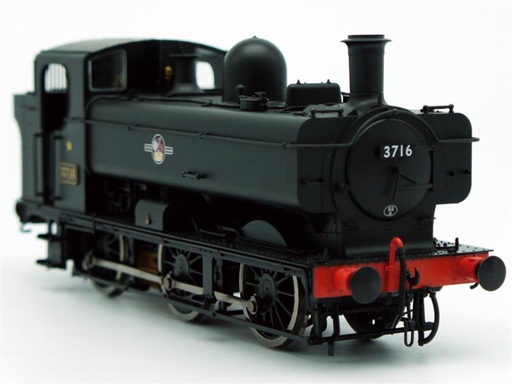 Dapol O Gauge 7S-007-021S BR 9620 ex-GWR Revised 57xx/8750 Class Pannier Tank BR Black Late Crest DCC Sound