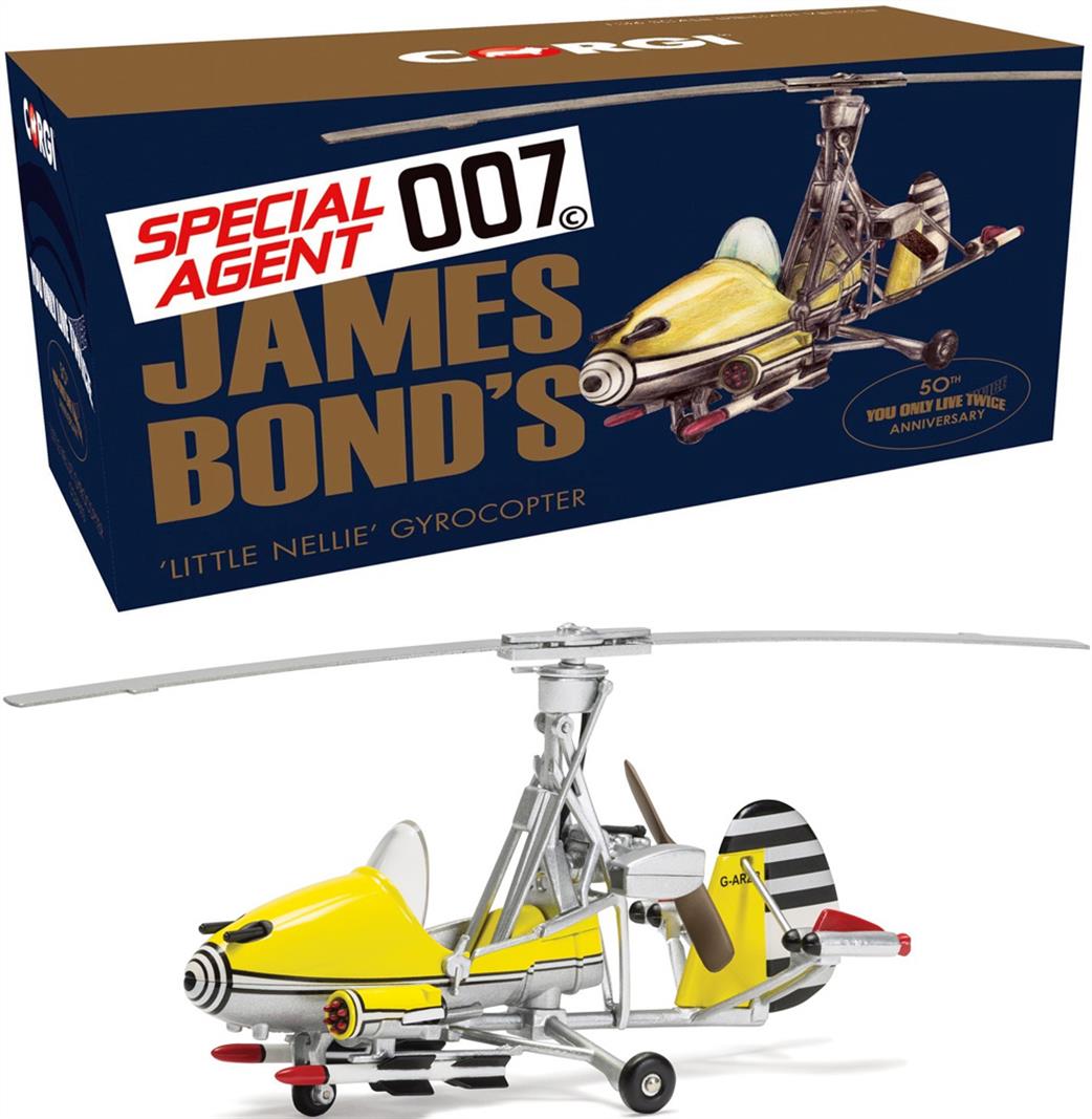 Corgi 1/36 CC04603 James Bond Gyrocopter Little Nellie You Only Live Twice