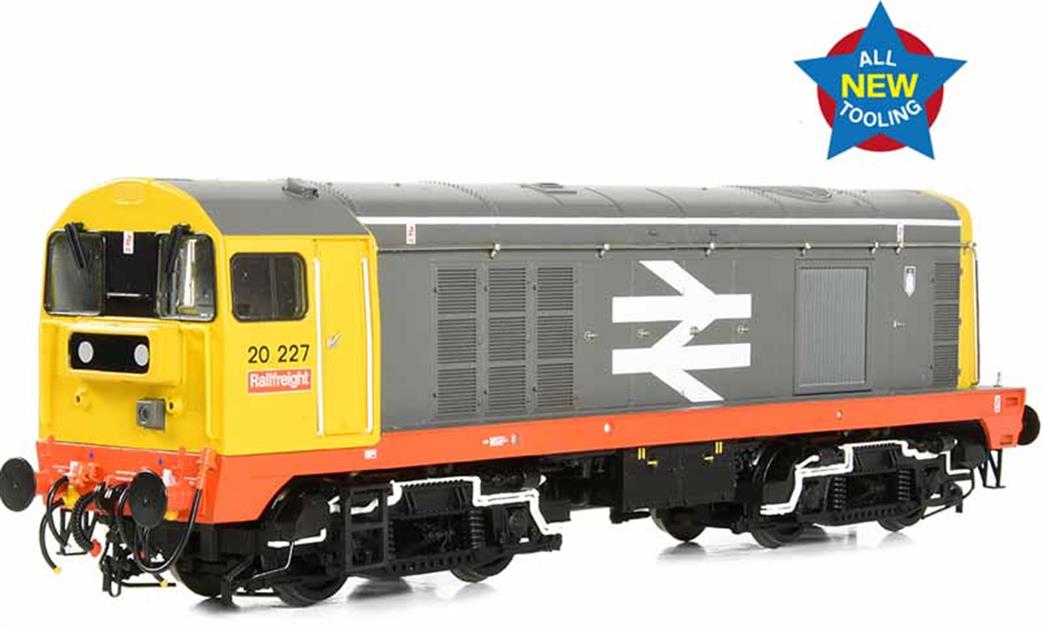 Bachmann OO 35-357A BR 20010 Class 20 Diesel Locomoitve Disc Headcode Railfreihgt Red Stripe