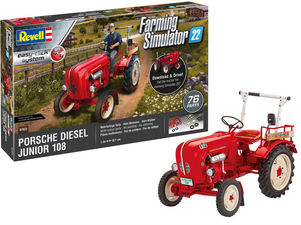 Revell 1/24 07823 Porsche Junior 108 Tractor Model Kit