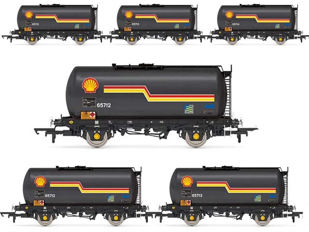 Hornby OO R60259 Shell TTA Oil Tank Wagoin Triple Pack