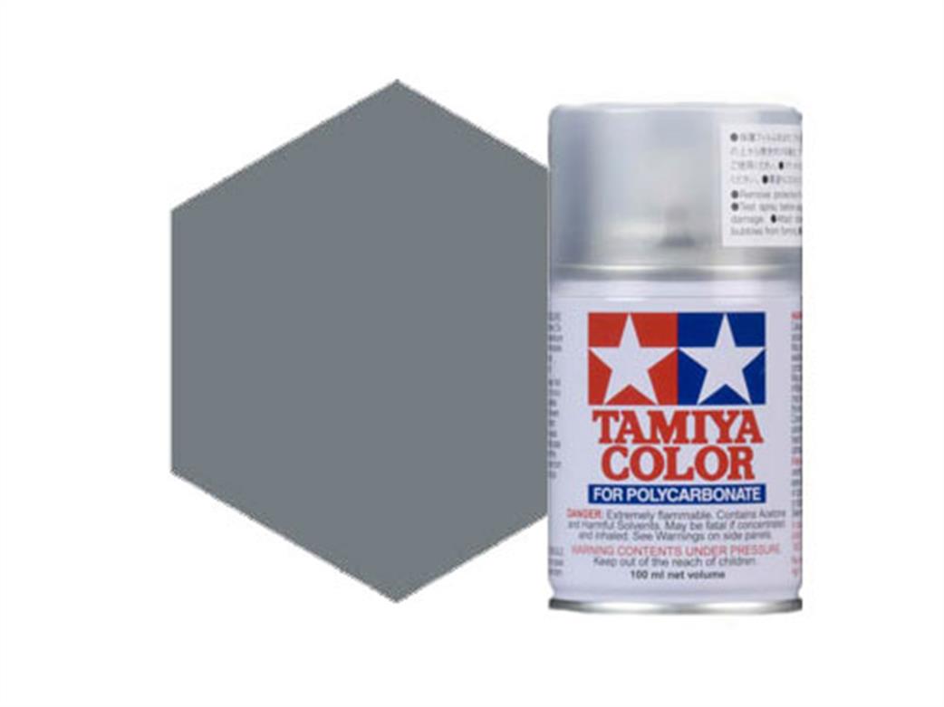 Tamiya  PS-63 PS63 Bright Gun Metal Polycarbonate Spray Paint 100ml