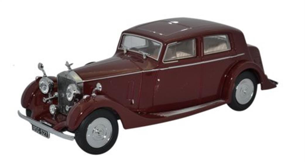 Oxford Diecast 1/43 43R25001 Rolls Royce 25/30 - Thrupp & Marberly Burgundy