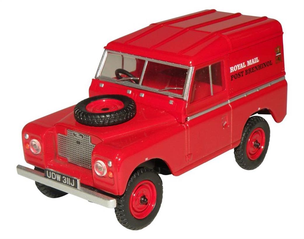 Oxford Diecast 1/43 43LR2AS001 Land Rover Series IIA SWB Hard Top Royal Mail