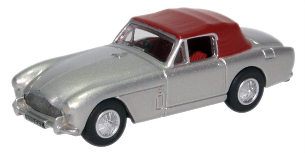 Oxford Diecast 1/76 76AMDB2004 Aston Martin DB2 MkIII BHC Snow Shadow Silver