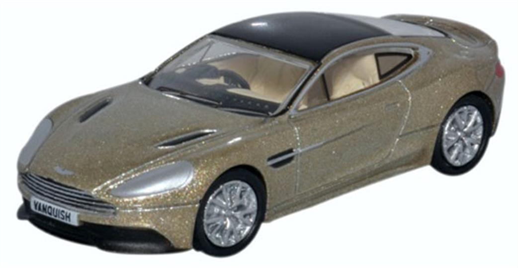 Oxford Diecast 1/76 76AMV002 Aston Martin Vanquish Coupe Selene Bronze