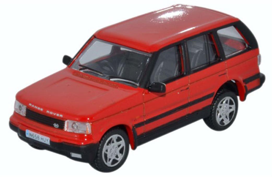 Oxford Diecast 1/76 76P38001 Range Rover P38 Rioja Red