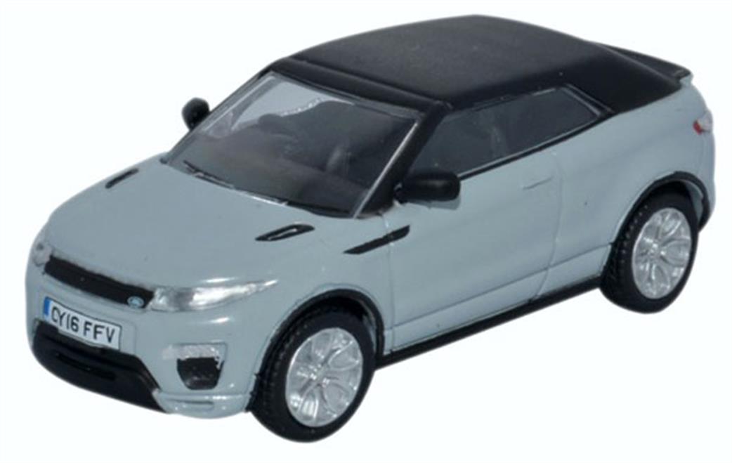 Oxford Diecast 1/76 76RREC002 Range Rover Evoque Convertible Baltoro Ice