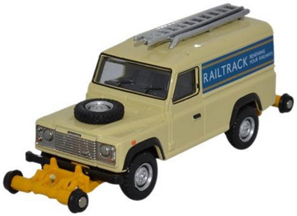 Oxford Rail 1/76 OR76ROR001 Railtrack Defender 90 Station Wagon