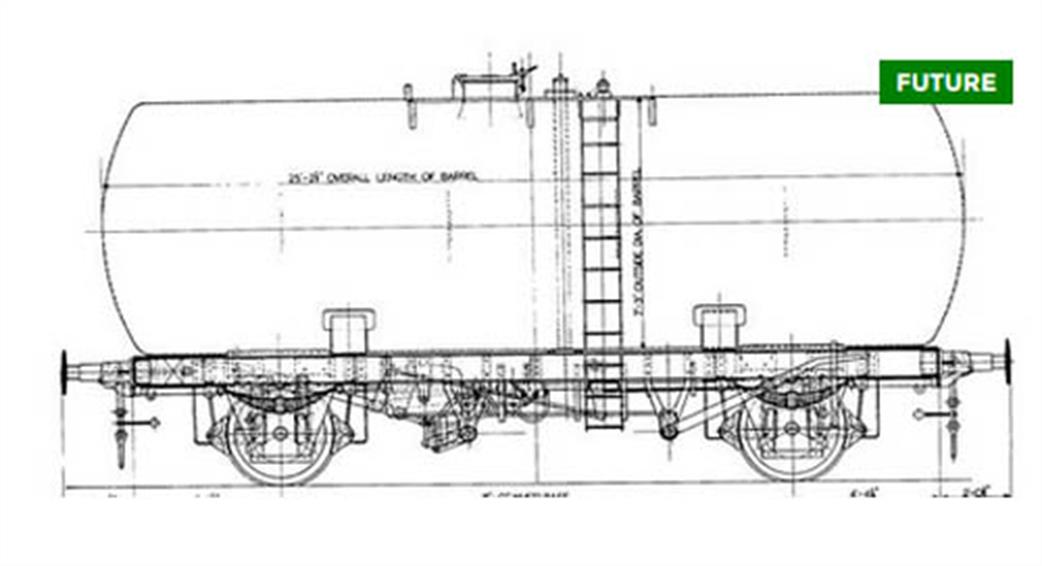 Oxford Rail OO OR76TKA001 Class A Tank Wagon BRT Staveley Chemicals No.5485