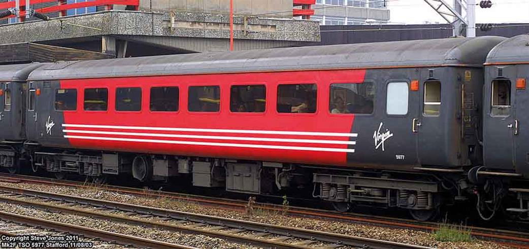 Bachmann OO 39-679 Virgin Trains Mk2F TSO Air Conditioned Second Class Coach