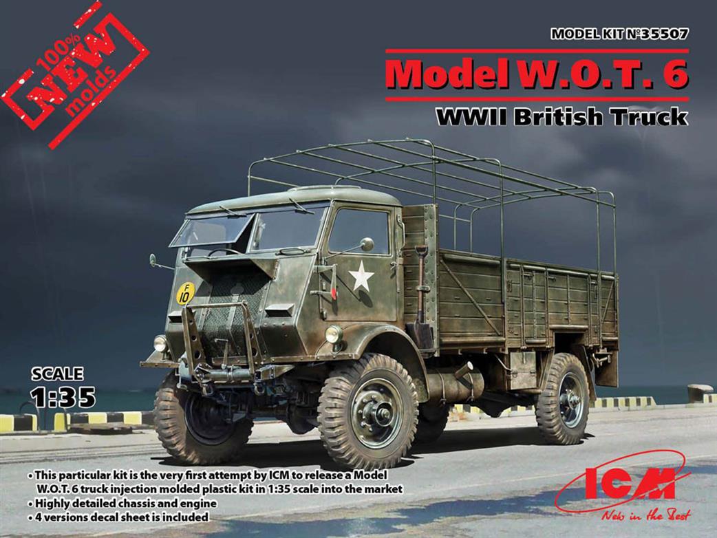 ICM 1/35 35507 Fordson Model WOT6 WW2 British Truck kit
