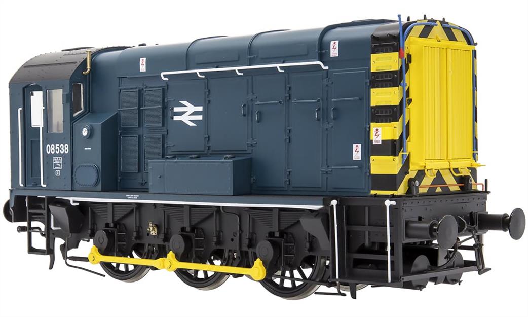 Dapol O Gauge 7D-008-020U UnNumbered BR Class 08 Shunter BR Blue With Wasp Stripes