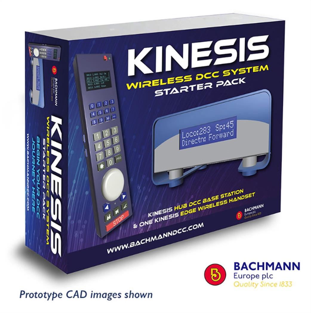 Bachmann  36-530 Kinesis Wireless DCC System Starter Set