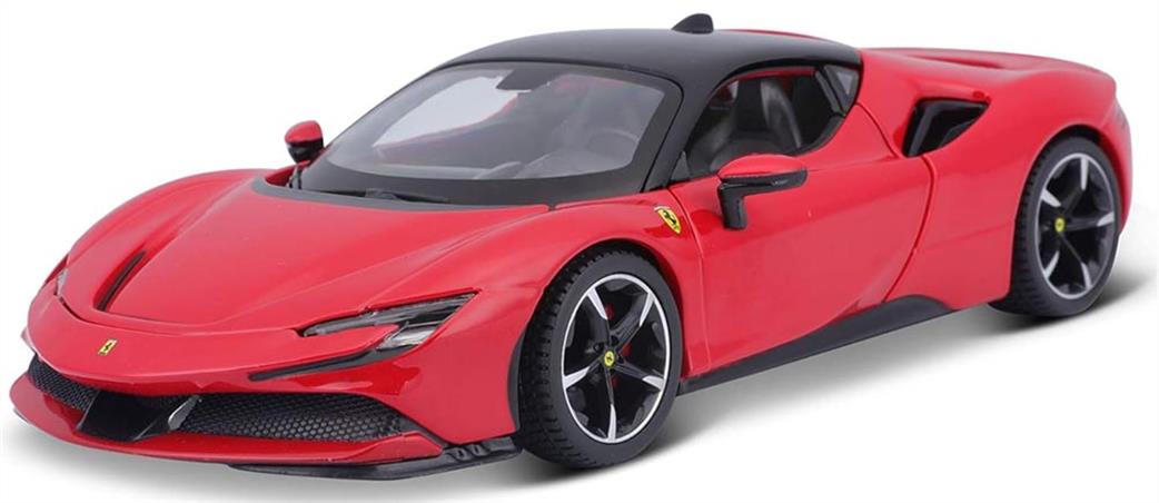 Burago 1/24 B18-26028 Ferrari Sf90 Stradale Diecast Car Model