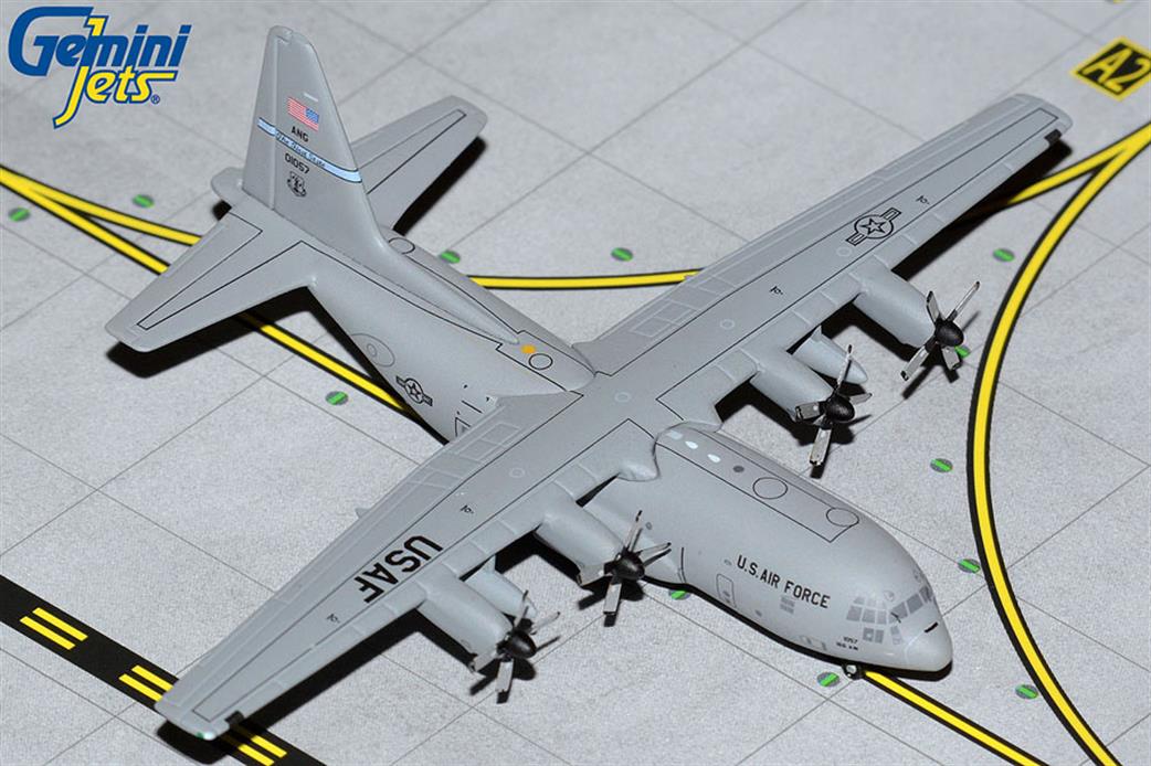 Gemini Jets 1/400 GMUSA114 USAF C-130H Hercules Delaware ANG Diecast Aircraft Model